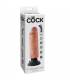 DILDO VIBRADOR KING COCK 1524 CM NATURAL
