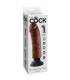 DILDO VIBRADOR KING COCK 2032 CM MARRON