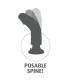 DILDO VIBRADOR KING COCK 2032 CM MARRON