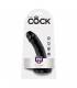 KING COCK 6 PENE NEGRO 52 CM