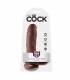 KING COCK 8 PENE REALISTICO MARRON 203CM