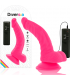 DIVERSIA DILDO FLEXIBLE CON VIBRACION 215 CM ROSA