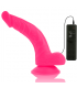 DIVERSIA DILDO FLEXIBLE CON VIBRACION 215 CM ROSA