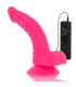 DIVERSIA DILDO FLEXIBLE CON VIBRACION 215 CM ROSA