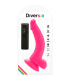 DIVERSIA DILDO FLEXIBLE CON VIBRACION 215 CM ROSA