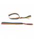PRIDE PULSERA BOLITA PLATEADA BANDERA LGBT
