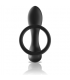 BLACKSILVER MASAJEADOR ANAL CONTROL REMOTO SILICONA RECARGABLE NEGRO