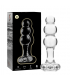 NEBULA SERIES BY IBIZA MODELO 1 PLUG CRISTAL BOROSILICATO 107 X 3 CM TRANSPARENTE
