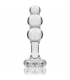 NEBULA SERIES BY IBIZA MODELO 1 PLUG CRISTAL BOROSILICATO 107 X 3 CM TRANSPARENTE