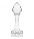 NEBULA SERIES BY IBIZA MODELO 2 PLUG CRISTAL BOROSILICATO 11 X 35 CM TRANSPARENTE TRANSPARENTE