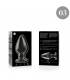 NEBULA SERIES BY IBIZA MODELO 3 PLUG CRISTAL BOROSILICATO 11 X 5 CM TRANSPARENTE