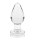 NEBULA SERIES BY IBIZA MODELO 3 PLUG CRISTAL BOROSILICATO 11 X 5 CM TRANSPARENTE