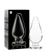NEBULA SERIES BY IBIZA MODELO 4 PLUG CRISTAL BOROSILICATO 11 X 5 CM TRANSPARENTE
