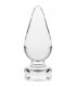 NEBULA SERIES BY IBIZA MODELO 4 PLUG CRISTAL BOROSILICATO 11 X 5 CM TRANSPARENTE