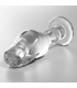 NEBULA SERIES BY IBIZA MODELO 6 PLUG CRISTAL BOROSILICATO 125 X 4 CM TRANSPARENTE
