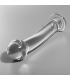 NEBULA SERIES BY IBIZA MODELO 11 DILDO CRISTAL BOROSILICATO 16 X 3 CM TRANSPARENTE