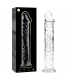 NEBULA SERIES BY IBIZA MODELO 12 DILDO CRISTAL BOROSILICATO 17 X 35 CM TRANSPARENTE