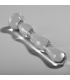 NEBULA SERIES BY IBIZA MODELO 13 DILDO CRISTAL BOROSILICATO 18 X 35 CM TRANSPARENTE