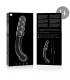 NEBULA SERIES BY IBIZA MODELO 14 DILDO CRISTAL BOROSILICATO 185 X 3 CM TRANSPARENTE