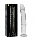 NEBULA SERIES BY IBIZA MODELO 16 DILDO CRISTAL BOROSILICATO 185 X 3 CM TRANSPARENTE