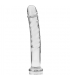 NEBULA SERIES BY IBIZA MODELO 16 DILDO CRISTAL BOROSILICATO 185 X 3 CM TRANSPARENTE