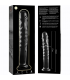 NEBULA SERIES BY IBIZA MODELO 16 DILDO CRISTAL BOROSILICATO 185 X 3 CM TRANSPARENTE
