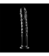 NEBULA SERIES BY IBIZA MODELO 16 DILDO CRISTAL BOROSILICATO 185 X 3 CM TRANSPARENTE