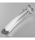 NEBULA SERIES BY IBIZA MODELO 17 DILDO CRISTAL BOROSILICATO 185 X 3 CM TRANSPARENTE