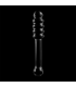 NEBULA SERIES BY IBIZA MODELO 20 DILDO CRISTAL BOROSILICATO 205 X 3 CM TRANSPARENTE