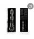 NEBULA SERIES BY IBIZA MODELO 21 DILDO CRISTAL BOROSILICATO 205 X 35 CM TRANSPARENTE