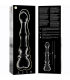 NEBULA SERIES BY IBIZA MODELO 21 DILDO CRISTAL BOROSILICATO 205 X 35 CM TRANSPARENTE