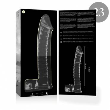NEBULA SERIES BY IBIZA MODELO 23 DILDO CRISTAL BOROSILICATO 215 X 4 CM TRANSPARENTE