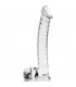 NEBULA SERIES BY IBIZA MODELO 23 DILDO CRISTAL BOROSILICATO 215 X 4 CM TRANSPARENTE
