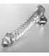 NEBULA SERIES BY IBIZA MODELO 23 DILDO CRISTAL BOROSILICATO 215 X 4 CM TRANSPARENTE