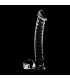 NEBULA SERIES BY IBIZA MODELO 23 DILDO CRISTAL BOROSILICATO 215 X 4 CM TRANSPARENTE