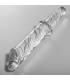 NEBULA SERIES BY IBIZA MODELO 24 DILDO CRISTAL BOROSILICATO 285 X 5 CM TRANSPARENTE