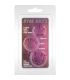 SEVEN CREATIONS JUEGO TRES ANILLOS PENE ROSA