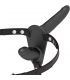 FETISH SUBMISSIVE HARNESS DOBLE PENETRACIaN NEGRO