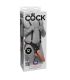 KING COCK STRAP ON CON DILDO HUECO 305 CM Y TIRANTES COLOR CARNE