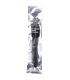 ALL BLACK BEADED DUCHA ANAL SILICONA 27 CM