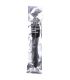 ALL BLACK MEGA RIPPLE DUCHA ANAL SILICONA 285 CM