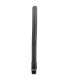 ALL BLACK DUCHA ANAL SILICONA 27 CM