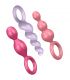 SATISFYER ANAL PLUGS SET 3 PCS TRICOLOR