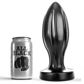 ALL BLACK ANAL PLUG 21 CM