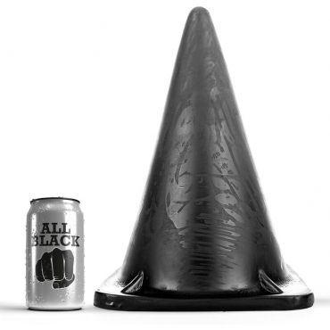ALL BLACK PLUG TRIANGULAR 30 CM