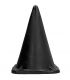 ALL BLACK PLUG TRIANGULAR 30 CM