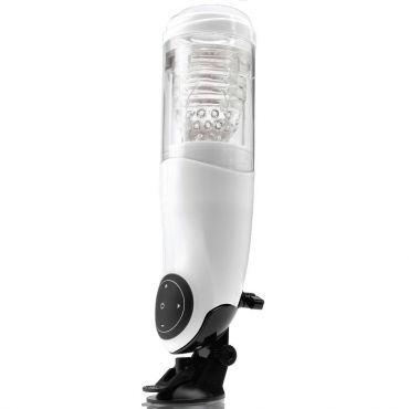 EXTREME TOYZ PDX MEGA BATOR USB MASTURBADOR MASCULINO VAGINA BLANCO
