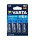 VARTA LONGLIFE POWER PILA ALCALINA AA LR6 BLISTER4