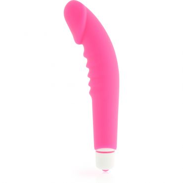 DOLCE VITA REALISTIC PLEASURE VIBRADOR SILICONA ROSA