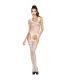 PASSION WOMAN BS038 BODYSTOCKING BLANCO TALLA UNICA